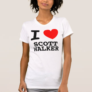 T-shirt Chemise I Heart Scott Walker
