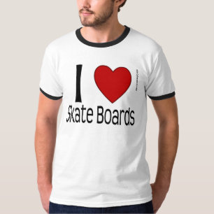 T-shirt Chemise I Heart Skateboards