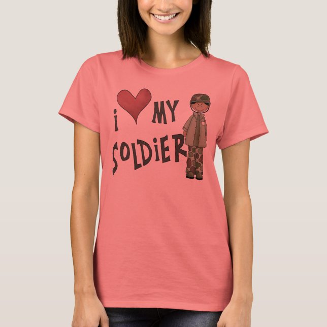 T-shirt Chemise Ilovemysoldat2 (Devant)