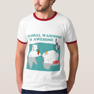 T-shirt Chemise impressionnante de réchauffement