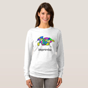 T-shirt Chemise improvisée