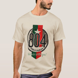T-shirt Chemise Imran Khan 804 personnalisée -Nom personna