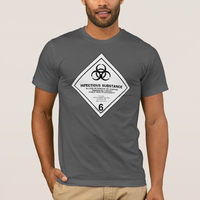 T-shirt Chemise infectieuse de substance (Devant)