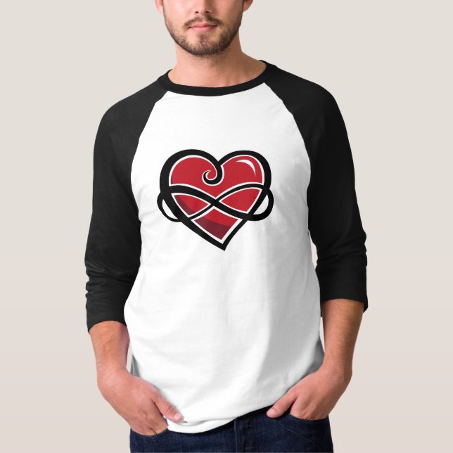 T-shirt Chemise infinie d'amour (Devant)