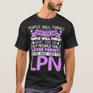 T-shirt Chemise infirmière fière LPN