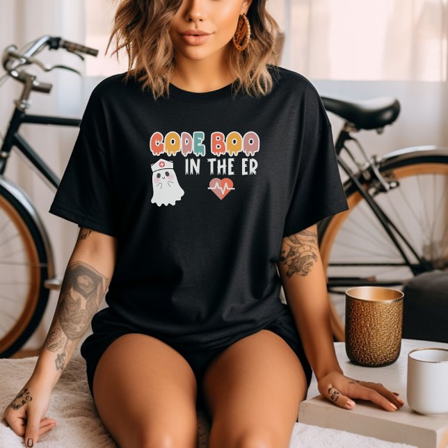 T-shirt Chemise infirmière rétro Halloween ER, style Vinta (Créateur téléchargé)