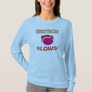 T-shirt Chemise inflammatoire de cancer du sein de coups