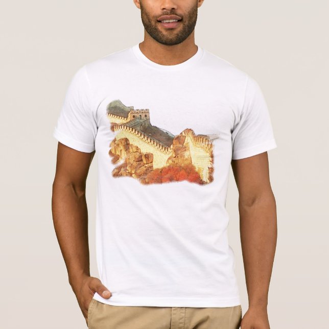T-shirt Chemise insigne de la Grande Muraille (Devant)