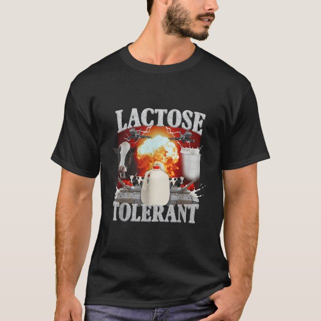 T-shirt Chemise intolérante au lactose (Devant)