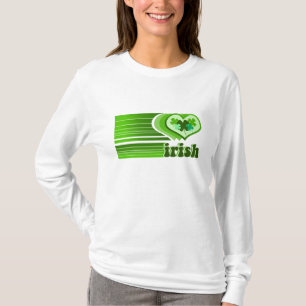 T-shirt Chemise Irlandaise à Manches Longues