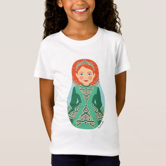 T-Shirt Chemise irlandaise Matryoshka (Devant)