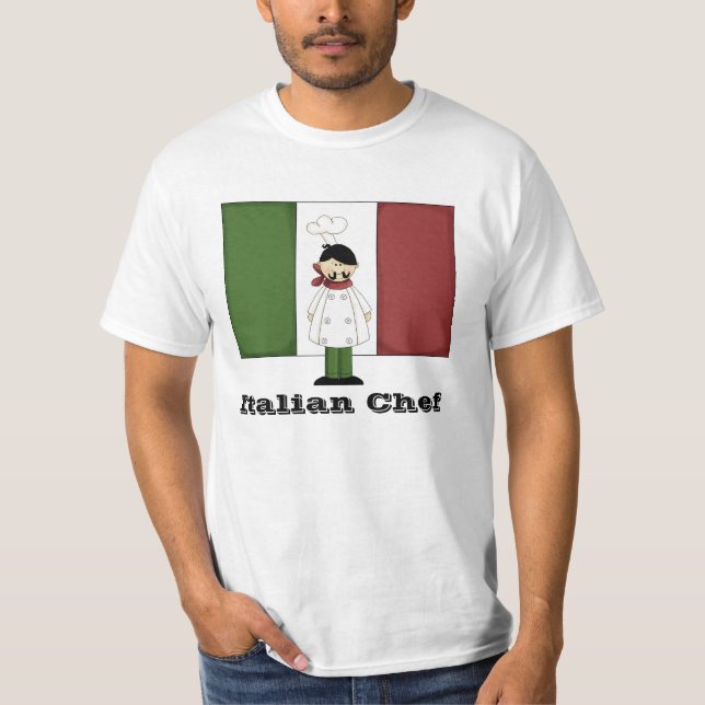 T-shirt Chemise italienne du chef #5 (Devant)