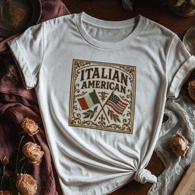 T-shirt Chemise italienne du patrimoine américain | étique (Créateur téléchargé)