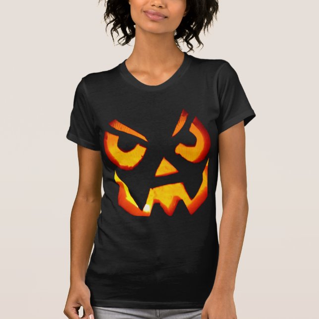 T-shirt Chemise Jack-o'-lantern Halloween (Devant)