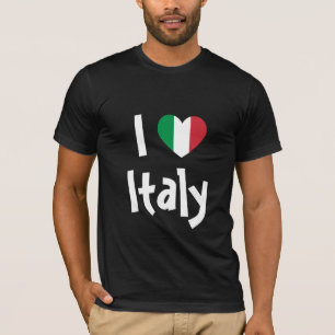 T-shirt Chemise J'aime l'Italie