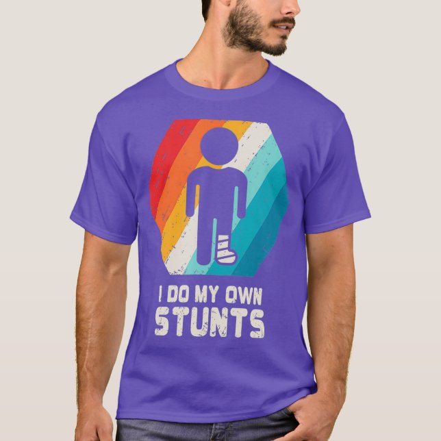 T-shirt Chemise Jambe cassée Ankle genou blessure pied obt (Devant)