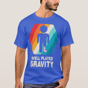 T-shirt Chemise Jambe cassée Ankle genou blessure pied obt