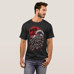 T-shirt Chemise japonaise à vague de 2e année écrasante, d