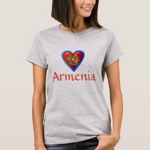 T-shirt Chemise Je T'aime Arménie Arménienne