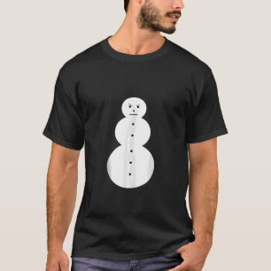 T-shirt chemise jeezy snowman - Funny Angry Snowman Débard