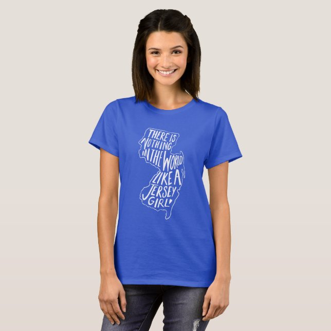 T-shirt Chemise Jersey Girl - New Jersey (Devant entier)