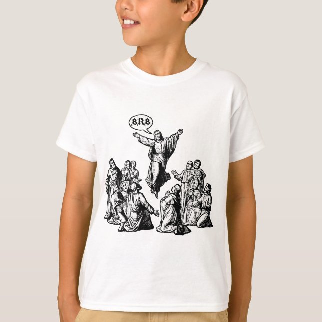 T-shirt Chemise Jesus BRB lol (Devant)