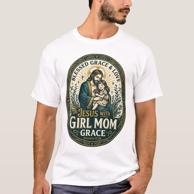 T-shirt Chemise Jésus Maternité Micro Identités Foi Base (Devant)