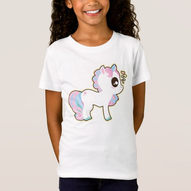 T-Shirt Chemise jeunesse/licorne (Devant)
