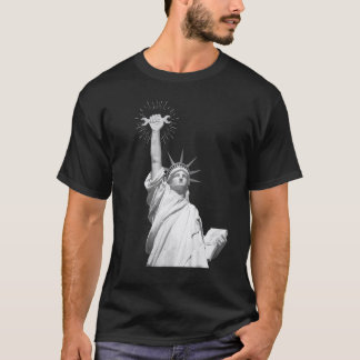 T-shirt Chemise Joyeuse Fête du Travail Statue de la Liber