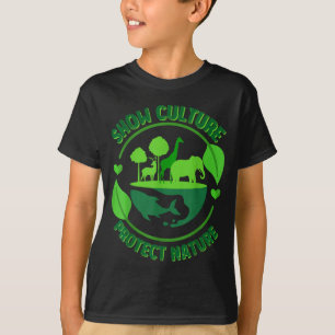 T-shirt Chemise joyeuse journée de la terre terre mignonne