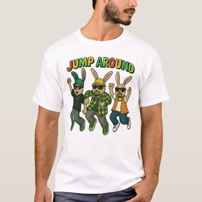 T-shirt Chemise Jump around (Devant)
