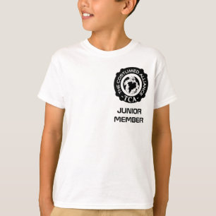 T-shirt Chemise junior d'équipage, rouge