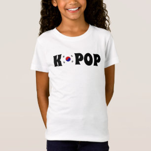 T-Shirt Chemise K-POP avec drapeau S. coréen