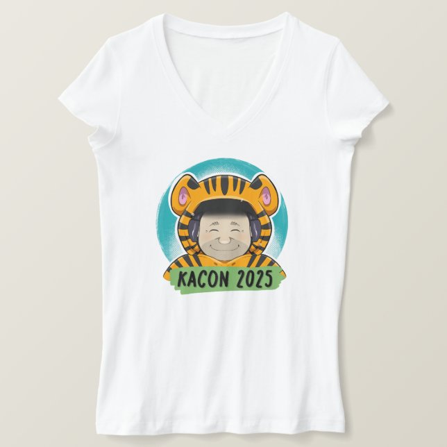T-shirt Chemise KACON 2025 officielle V-Neck (Design devant)