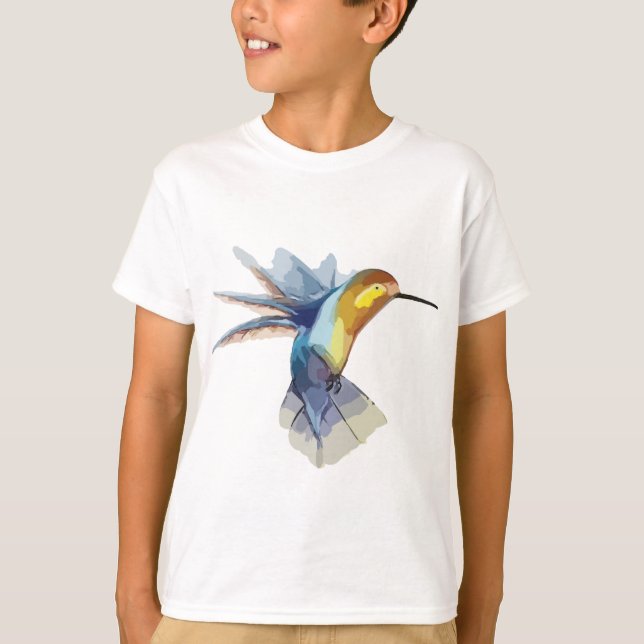 T-shirt Chemise Kingfisher Design (Devant)