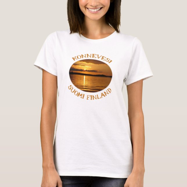 T-shirt Chemise Konnevesi Sunset (Devant)