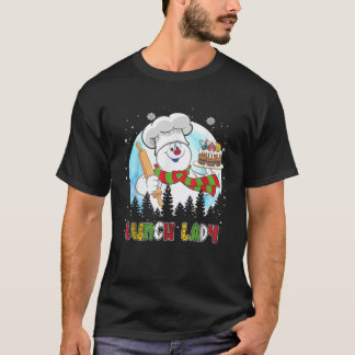 T-shirt Chemise Lady Déjeuner Snowman Pour Hommes Femmes C