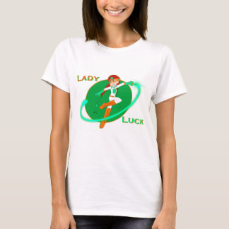 T-shirt Chemise Lady Luck Superhero (Femmes)