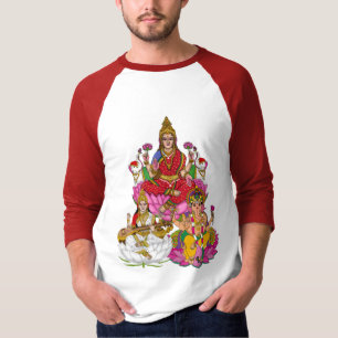T-shirt Chemise Lakshmi Saraswati Ganesha