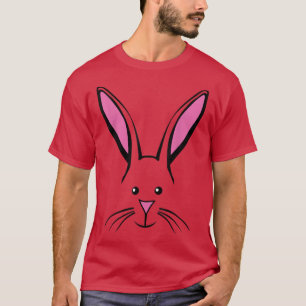T-shirt Chemise Lapin De Pâques, Oreilles De Lapin Face À 