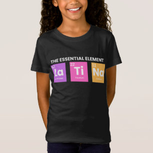 T-Shirt Chemise Latina, Chemises Chicana, Latina Power, la
