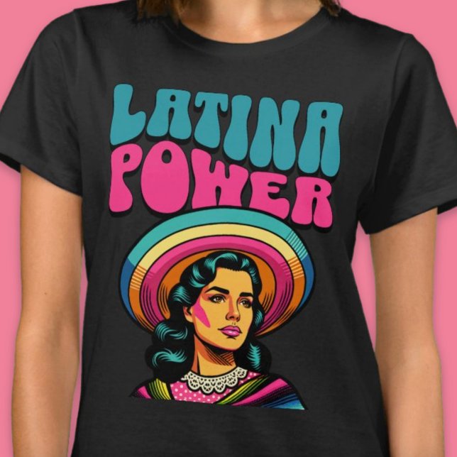 T-shirt Chemise Latina Power Hispanique Mois du patrimoine (Latina Power Hispanic Heritage Month Shirt )