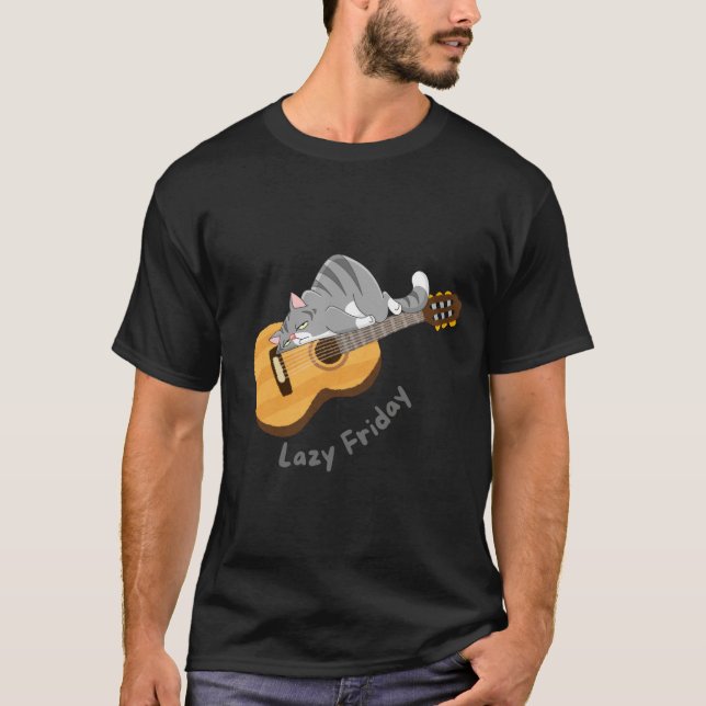 T-shirt Chemise Lazy friday (Devant)