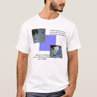 T-shirt Chemise Lazy Teddy Bear Cleaning