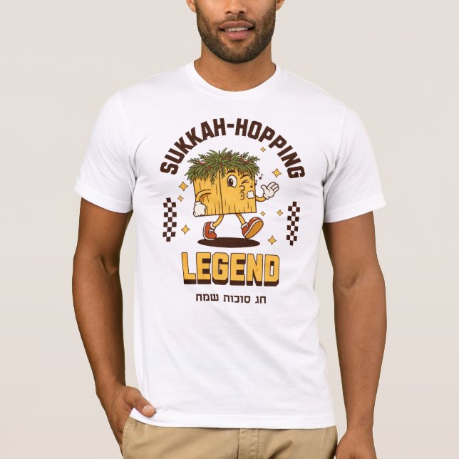 T-shirt Chemise légende Sukkah-Hopping pour Sukot Sameach (Devant)