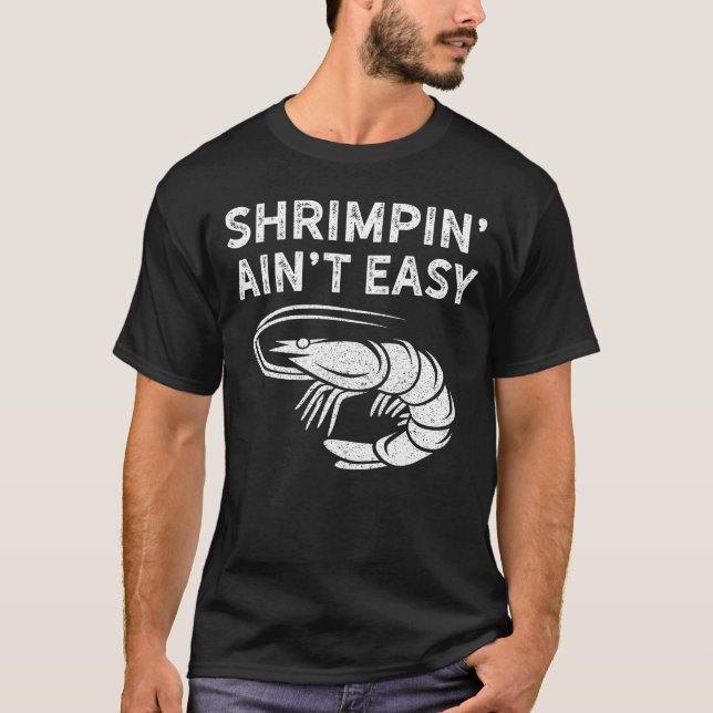 T-shirt Chemise légère facile de BJJ Shrimpin Aint pour (Devant)