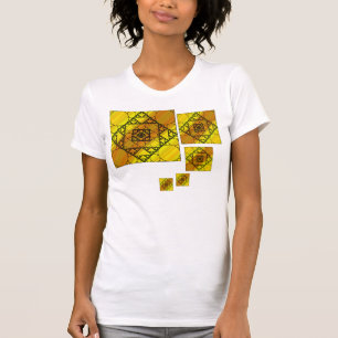 T-shirt Chemise légère féminine à géométrie fractale