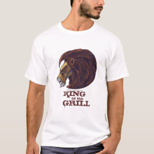 T-shirt Chemise légère Lion King of the Grill Mens