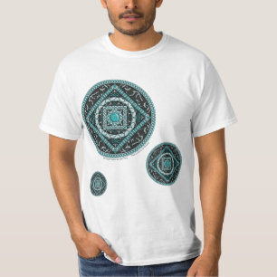 T-shirt Chemise légère pour hommes Aquarius Mandala