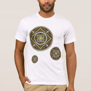 T-shirt Chemise légère pour hommes Gemini Mandala